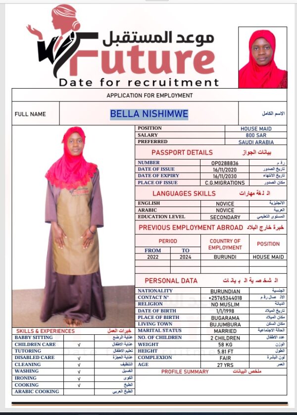 OP0288836 - BELLA NISHIMWE