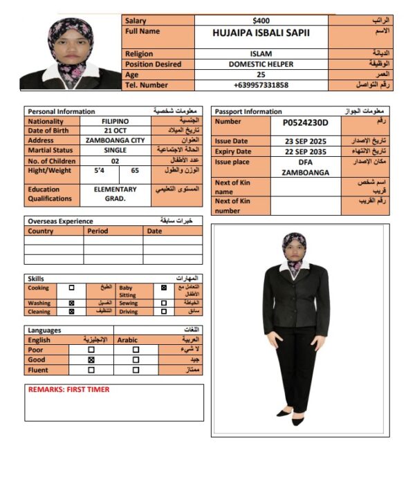 HUJAIPA ISBALI SAPII  - P0524230D