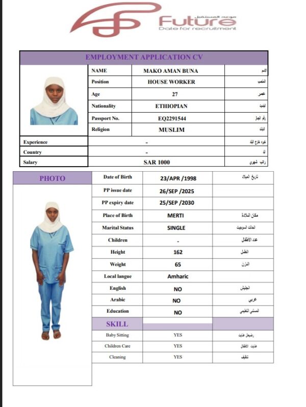 MAKO AMAN BUNA   EQ2291544