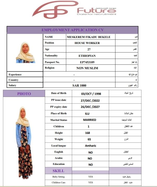 MESKEREM FIKADU EP7453109