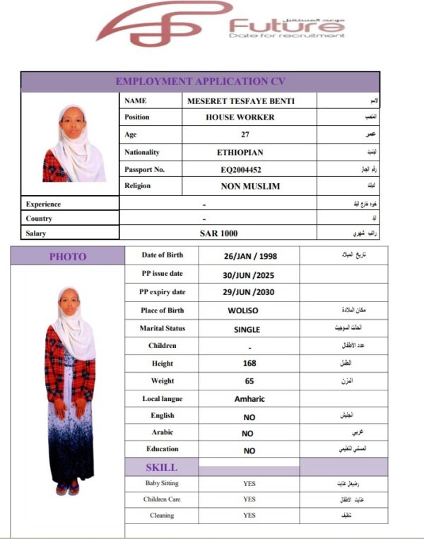 MESERET TESFA   EQ2004452