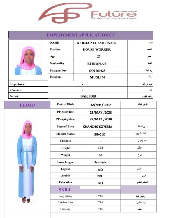 KEDIJA NEGASH   EQ2766025