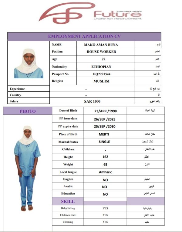 MAKO AMAN BUNA   EQ2291544