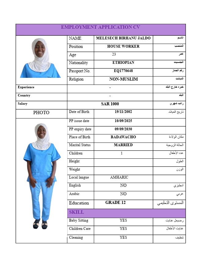 MELESECH BIRHANU JALDO EQ1770648 - MELESECH BIRHANU JALDO EQ1770648
