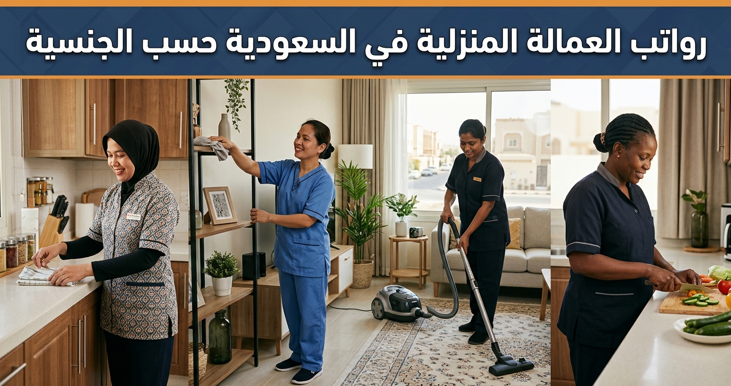 رواتب العمالة المنزلية في السعودية حسب الجنسية