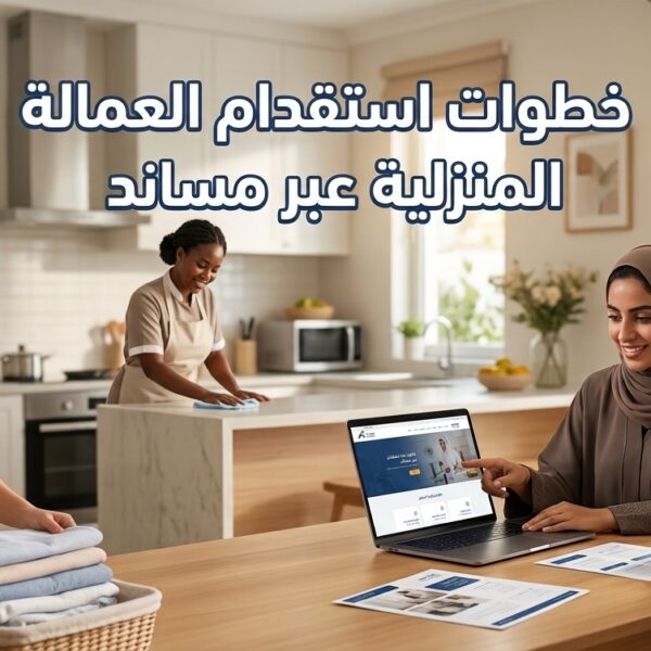 تعرف على خطوات استقدام العمالة المنزلية عبر مساند من إصدار التأشيرة حتى التعاقد واختيار العمالة، مع أهم المتطلبات والإجراءات عبر موعد المستقبل للاستقدام 