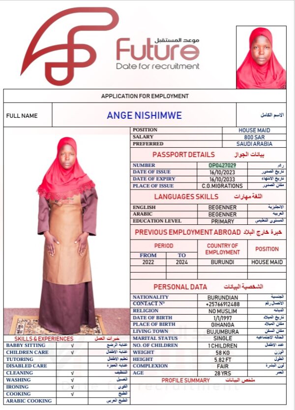 ANGE NISHIMWE     OP0427029
