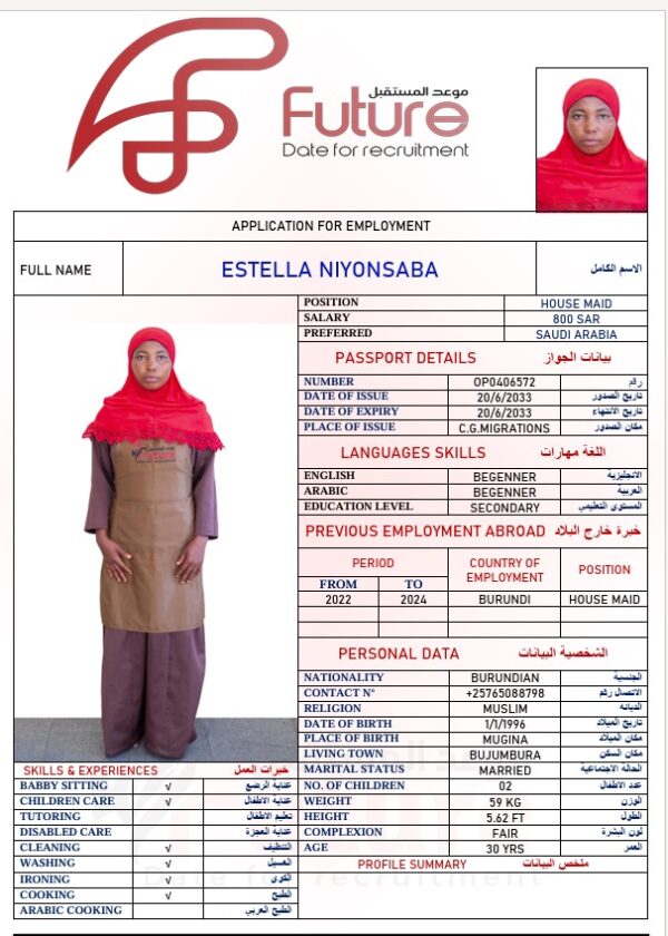 OP0406572   ESTELLA NIYONSABA