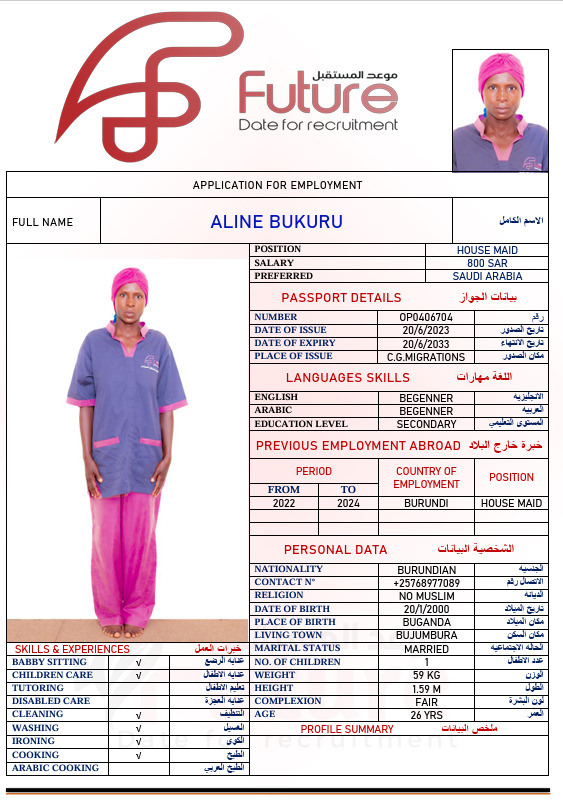 ALINE BUKURU OP0406704